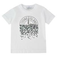 STONE ISLAND Infant Boys Pixel Logo T Shirt