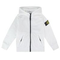 stone island infant boys hooded badge sweatshirt