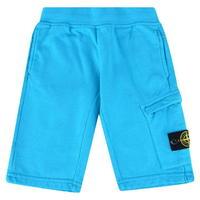 STONE ISLAND Children Boys Fleece Shorts