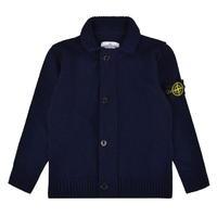 STONE ISLAND Infant Boys Knitted Logo Cardigan