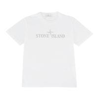 STONE ISLAND Junior Boys Logo Short Sleeve T Shirt