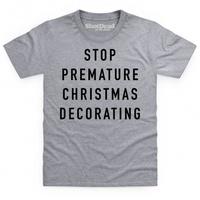 stop decorating kids t shirt