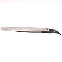 Steel Shield Tweezers Antistatic Carbon Fiber Elbow Clip /1 Handle