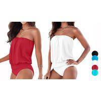 strapless swimsuit 5 colours