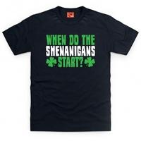 start the shenanigans t shirt