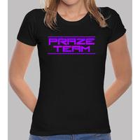 street t-shirt on black top purple pearl