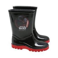 Star Wars Kylo Ren Stromtropper Character Pull On Ridged Sole Wellington Boots - Black