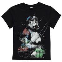 Star Wars Character T Shirt Child Boys