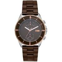 storm mens rexford metal brown watch