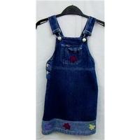 St Bernard Denim Pinafore Dress Age 3-4 years