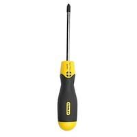 STANLEY rubber handle cross screwdriver PH2x100mm /1 handle