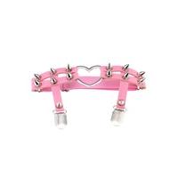 Studded Heart Thigh Garter