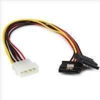 StarTech 12 inch LP4 to 2x Latching SATA Power Y Cable Splitter Adapter 4 Pin Molex to Dual SATA