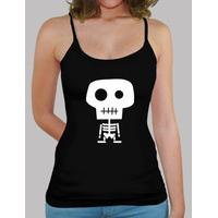 strapless shirt girl skeleton