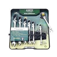 Stanley 7 Piece Metric Live Head Spine Open Dual Purpose Fast Wrench Set /1 Set