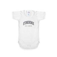 stonehenge 3000bc babygrow white