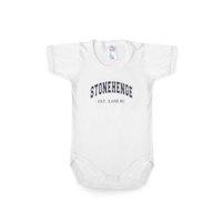 stonehenge 3000bc babygrow white