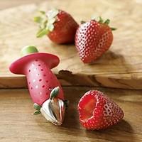 Strawberry Berry Stem Gem Leaves Huller Removal Fruit Corer Kitchen Tool