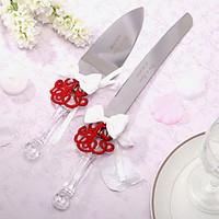 stainless steel serving sets asian theme ribbon gift box