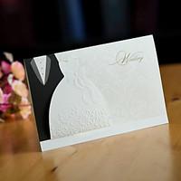 stylish bride groom wedding invitation set of 50