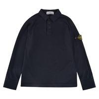 stone island children boys long sleeved polo shirt