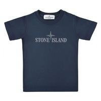 stone island infant boys logo t shirt