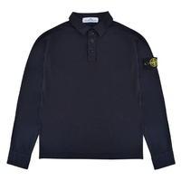 stone island junior boys badge logo polo shirt