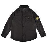 stone island junior boys military shirt