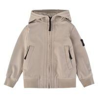 STONE ISLAND Infant Boys Hooded Soft Shell Jacket