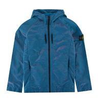 STONE ISLAND Junior Boys Metallic Hooded Jacket