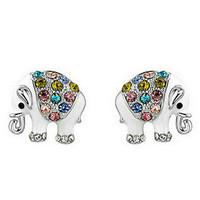 Stud Earrings Women\'s Alloy Earring Cubic Zirconia