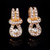 stud earrings womens alloy earring rhinestone