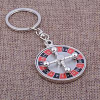 Stainless Steel Keychain Favors-1 Piece/Set Keychains Vegas Theme Personalized Silver