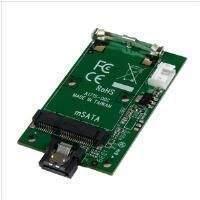 startechcom sata to msata ssd adapter port mounted sata to mini sata c ...