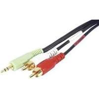 Stereo Audio Ouptut Cord 3.5-mm Jack Male/ 2 X Rca Male- 10m