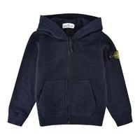 STONE ISLAND Children Boys Logo Hooded Zip Sweatshirt