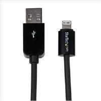 startechcom 03m 11 inch short black apple 8 pin lightning connector to ...