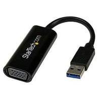 StarTech.com Slim USB 3.0 to VGA External Video Card Multi Monitor Adapter [PC]