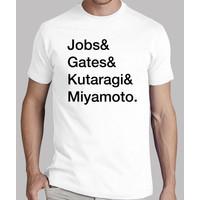 steve jobs, bill gates, ken kutaragi and shigeru miyamoto