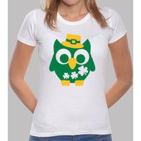 St. Patrick\'s day owl shamrock