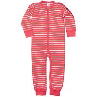 Striped All-in-one Kids Pyjamas - Pink quality kids boys girls
