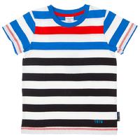 Striped T-shirt - Black quality kids boys girls