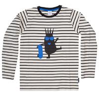 striped monster print top black quality kids boys girls