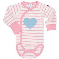 Striped Newborn Baby Bodysuit - Pink quality kids boys girls