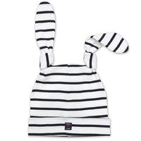 Striped Newborn Hat - Blue quality kids boys girls