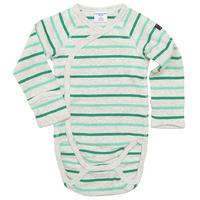 Striped Newborn Baby Bodysuit - Green quality kids boys girls