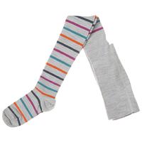 striped wool tights grey quality kids boys girls