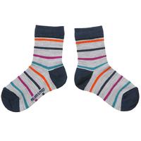 Striped Wool Kids Socks - Grey quality kids boys girls