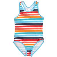 striped girls swimsuit blue quality kids boys girls