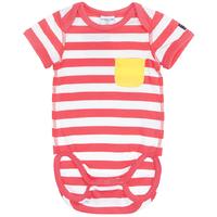 striped newborn baby bodysuit pink quality kids boys girls